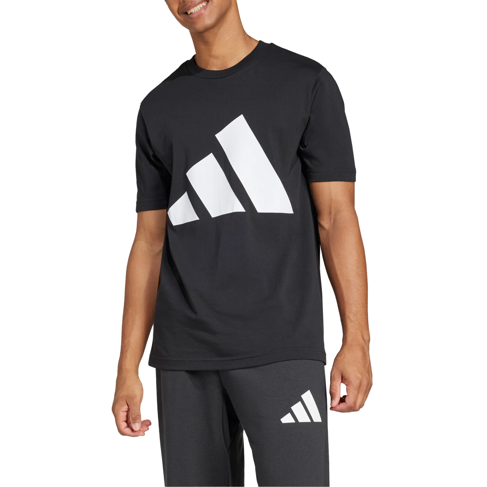 adidas Mens Essentials Big Logo Short Sleeve t-Shirt