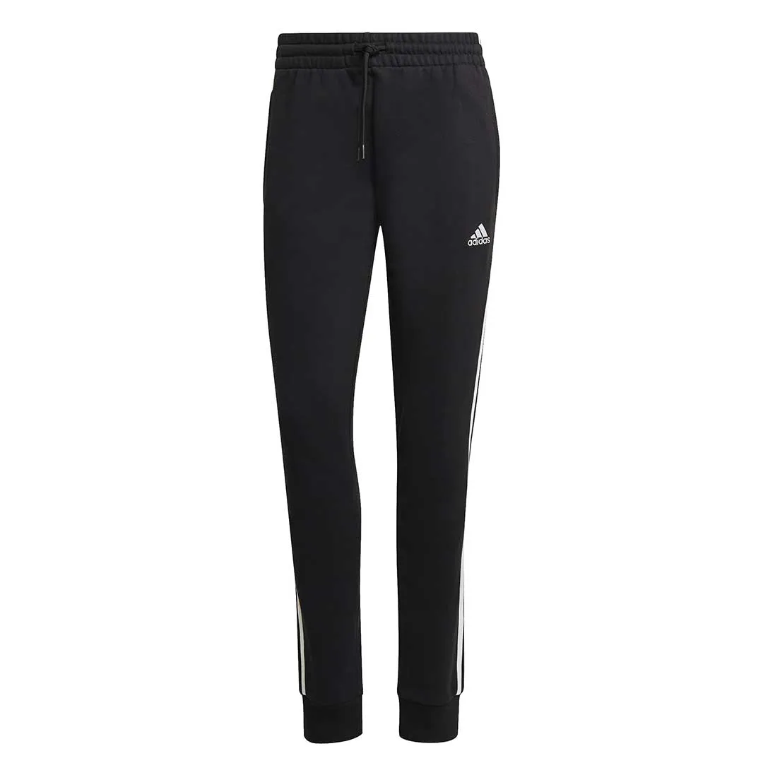 adidas - Women's Essentials 3 Stripes French Terry Cuffed Pants (IC8770)