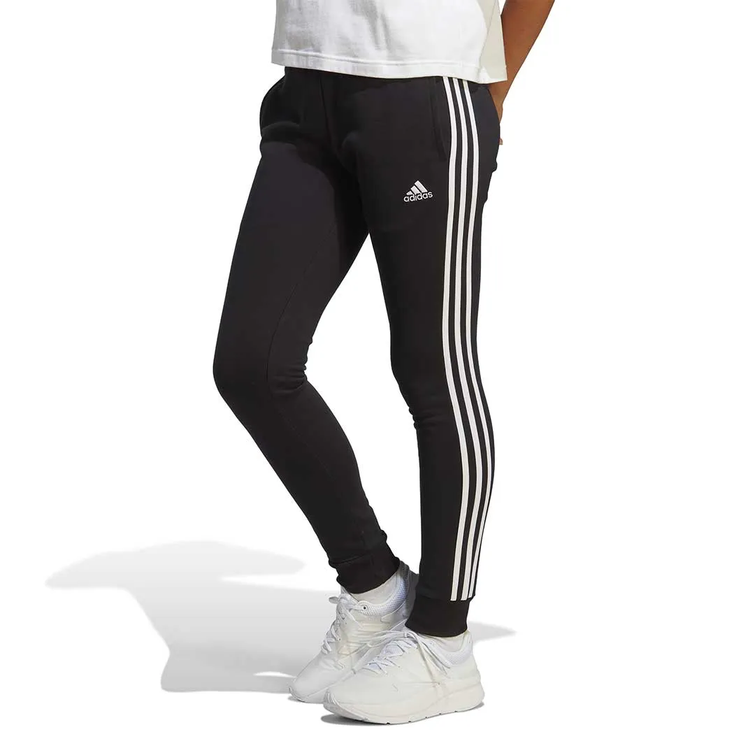 adidas - Women's Essentials 3 Stripes French Terry Cuffed Pants (IC8770)