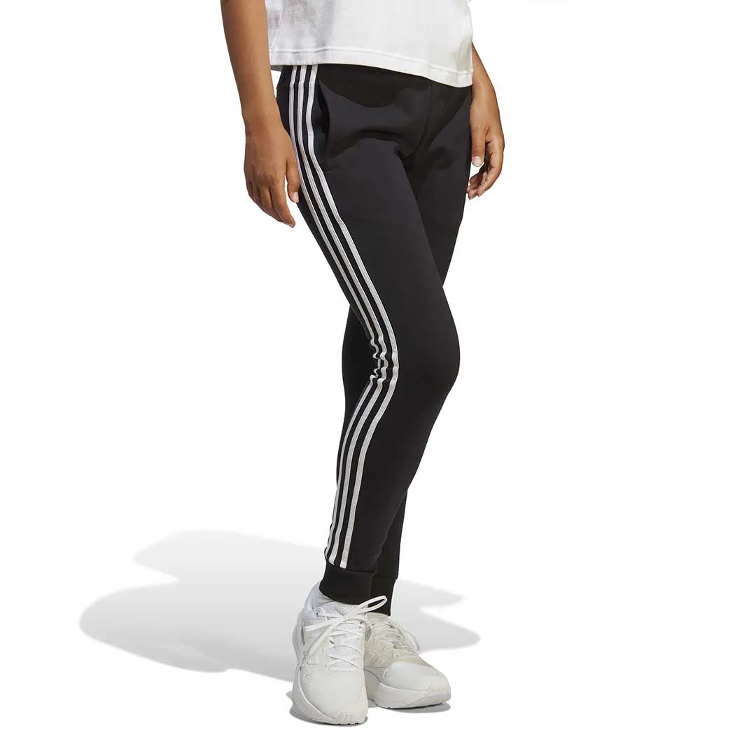 adidas - Women's Essentials 3 Stripes French Terry Cuffed Pants (IC8770)
