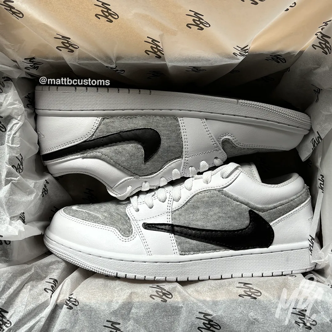 Cactus Jogger - Jordan 1 Low | UK 8 (Faulty)