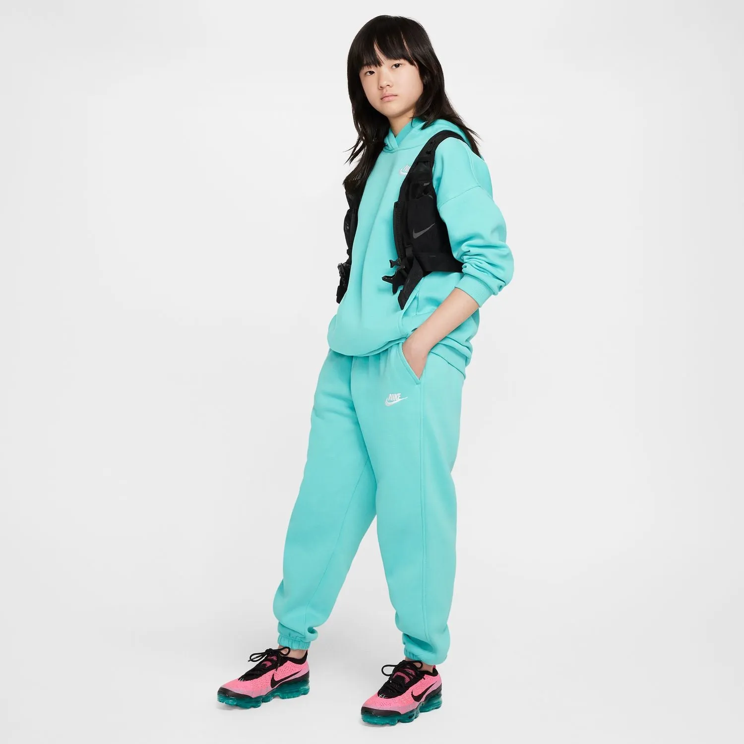 Club Fleece Loose Pant - Youth Clothing_Nike