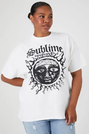 Forever 21 Plus Women's Sublime Graphic T-Shirt White Forever 21