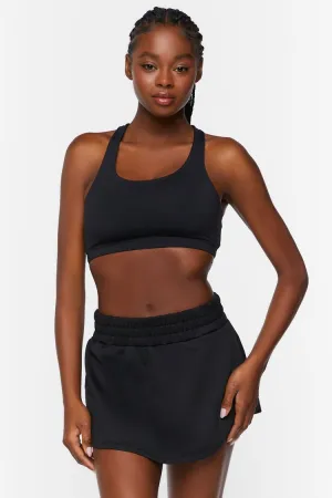 Forever 21 Women's Active High-Rise Skort Black Forever 21