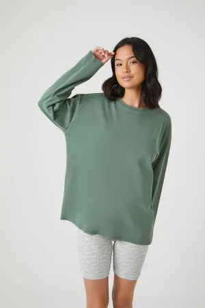 Forever 21 Women's Oversized Drop-Sleeve Top Cypress Forever 21