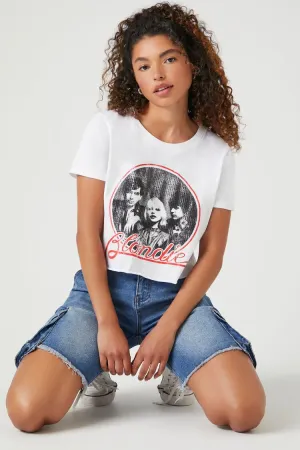 Forever 21 Women's Prince Peter Cropped Blondie Graphic T-Shirt White/Multi Forever 21