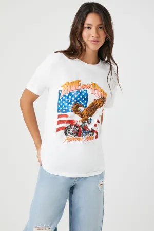 Forever 21 Women's Prince Peter Ride With Pride Graphic T-Shirt White/Multi Forever 21