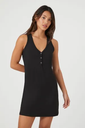 Forever 21 Women's Sleeveless Slip Mini Dress Black Forever 21