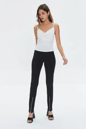 Forever 21 Women's Zip-Hem Flare Pants Black Forever 21