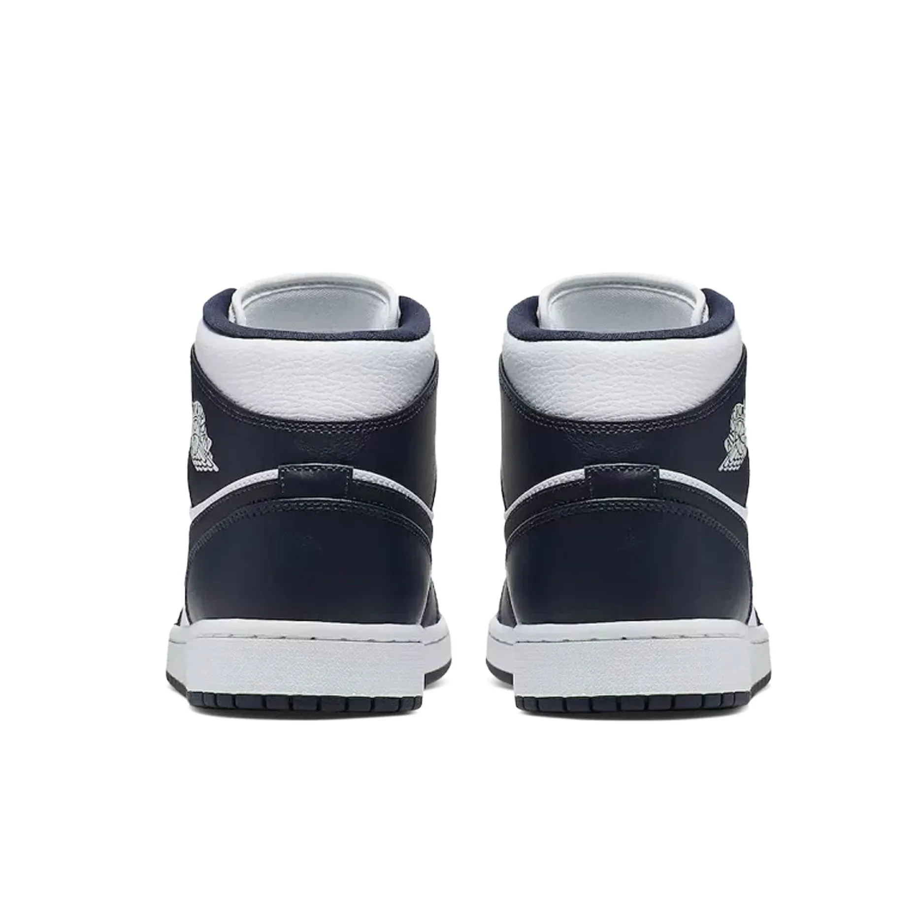 Jordan 1 Mid White Metallic Gold Obsidian