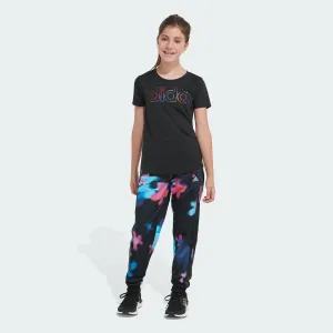 Kids' adidas Allover Print 3-Stripes Tricot Jogger Pants adidas Shoes