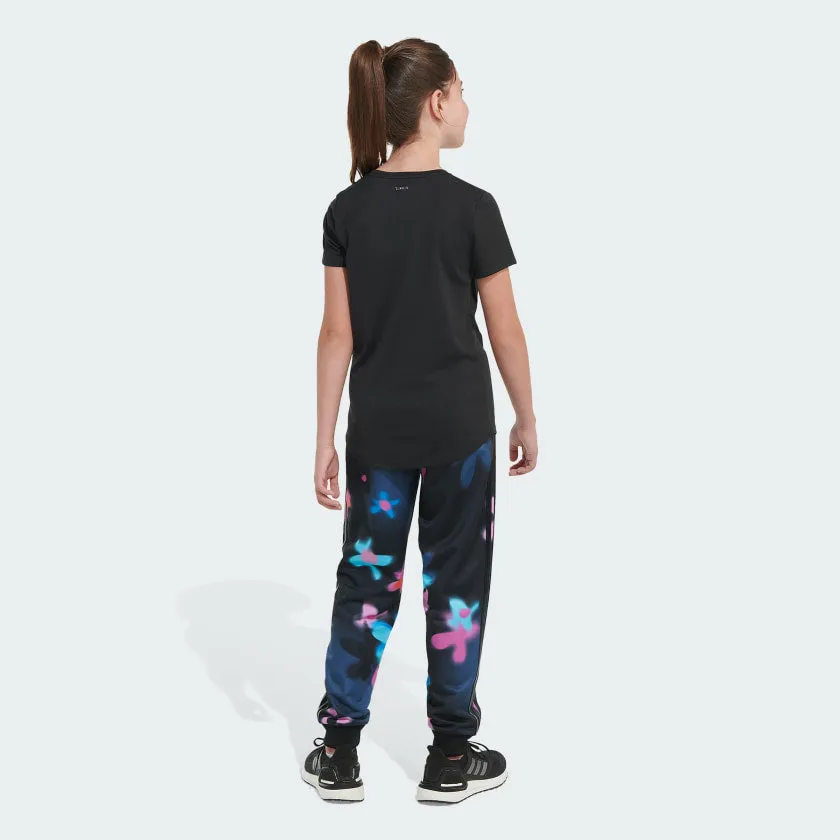 Kids' adidas Allover Print 3-Stripes Tricot Jogger Pants adidas Shoes