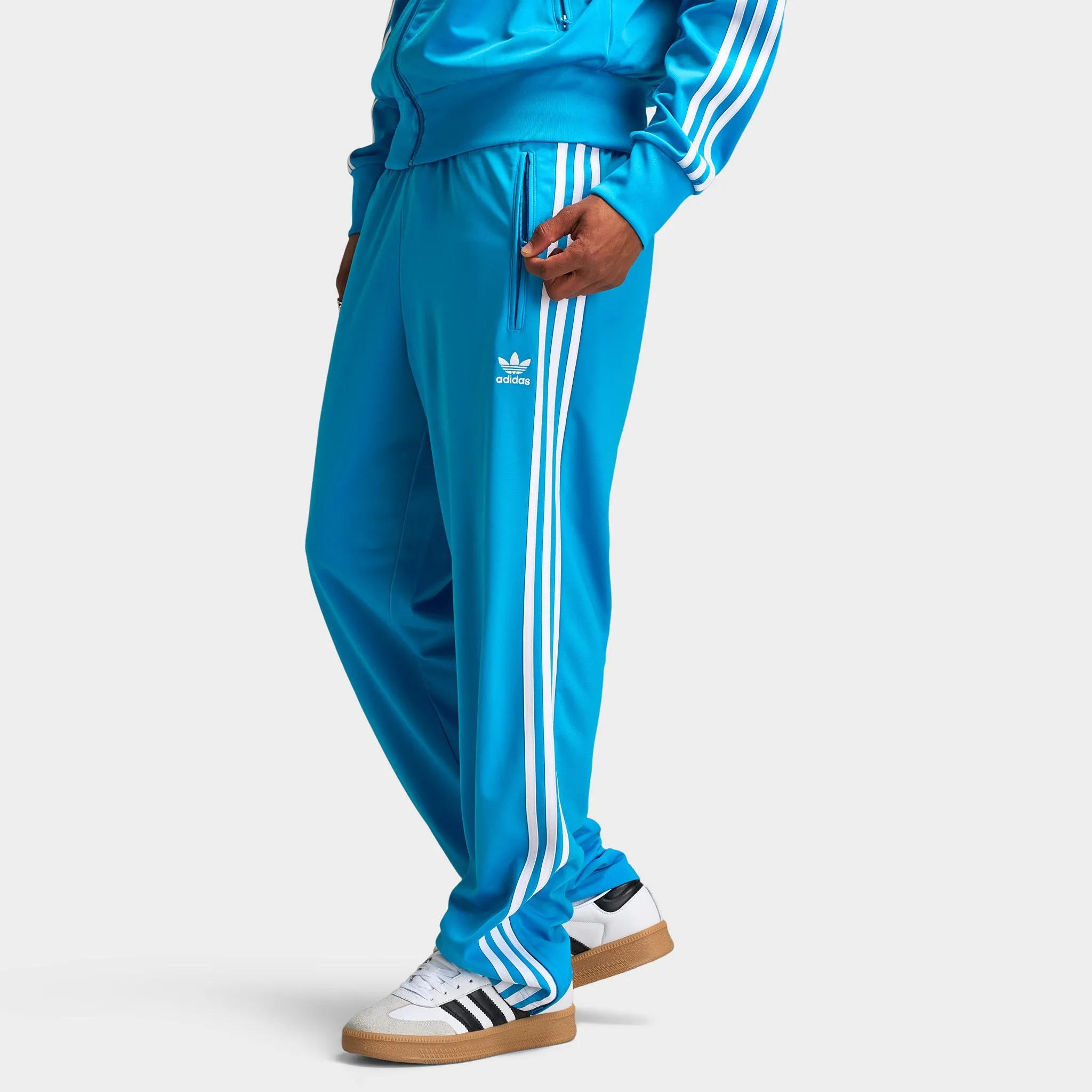 Mens Adidas adidas Firebird Track Pants / Sky Blue