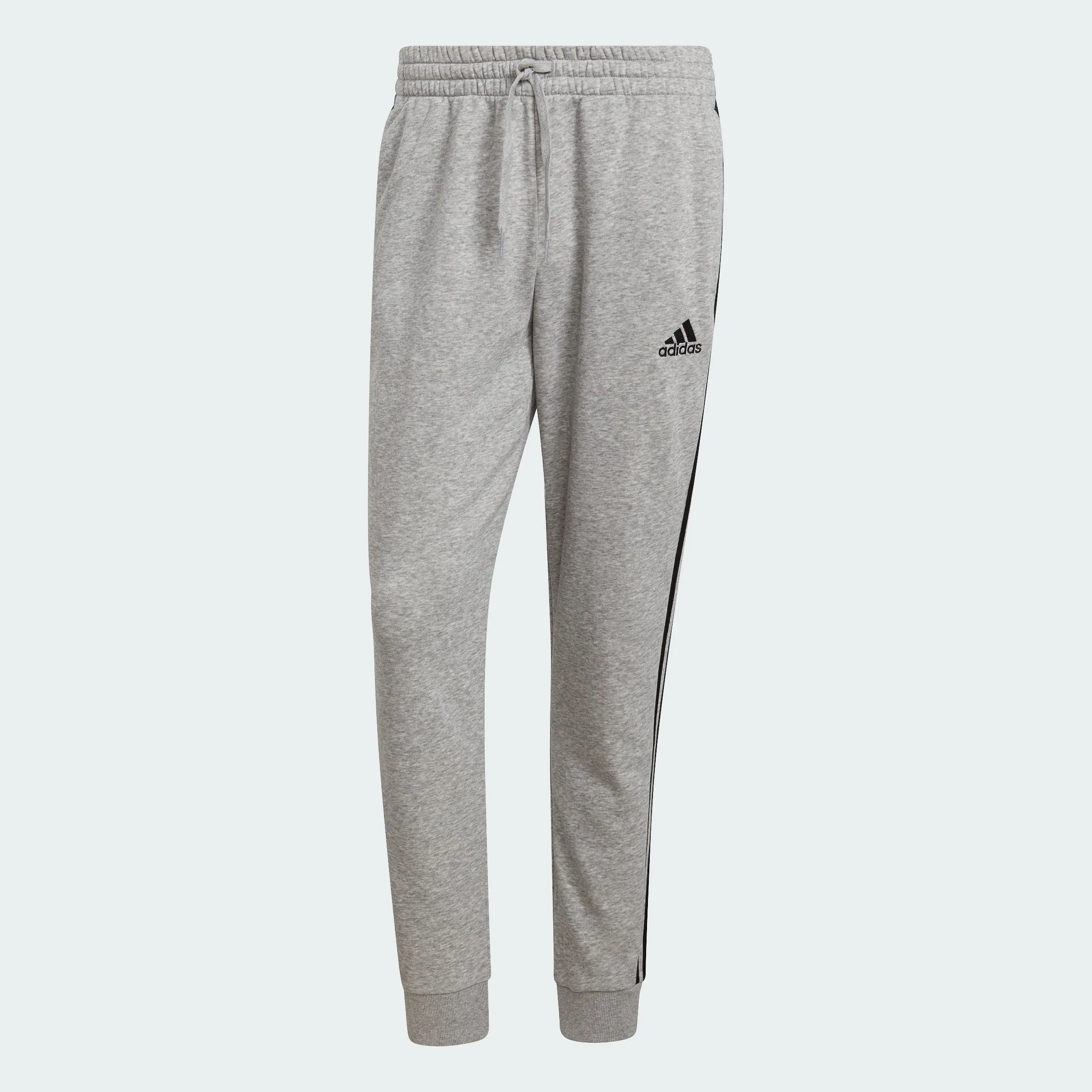 Men's adidas Essentials French Terry Tapered-Cuff 3-Stripes Pants adidas Shoes