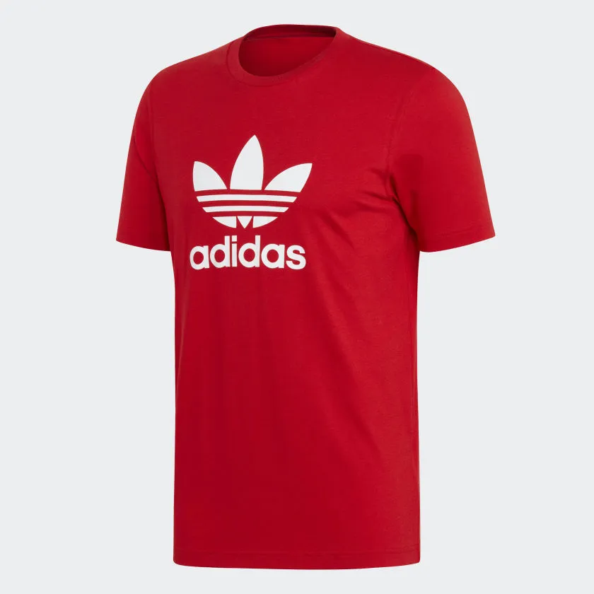 Mens Adidas Trefoil Tee Shirt (Scarlett)