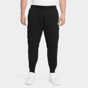 Mens Nike Nike Sportswear Club Cargo Pants Black / White