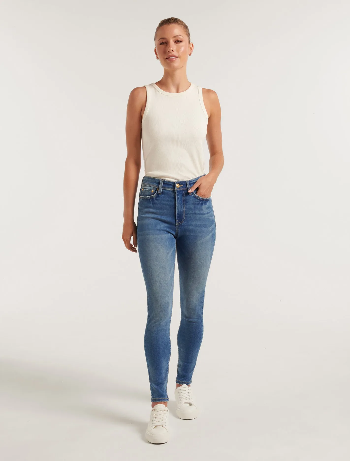 Nala Mid-Rise Skinny Jeans