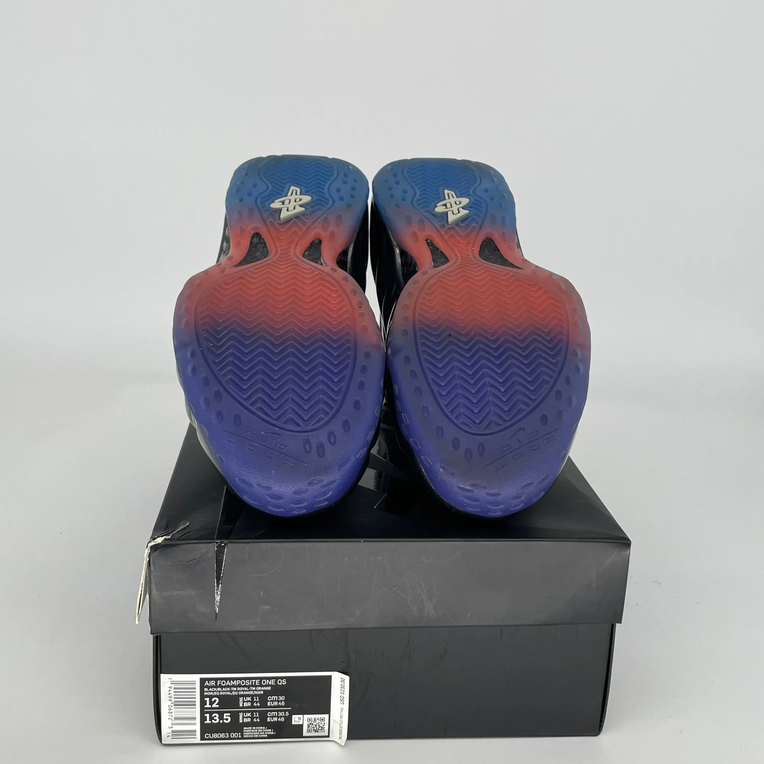 NIKE AIR FOAMPOSITE ONE GRADIENT SOLES SIZE 12 CU8063-001
