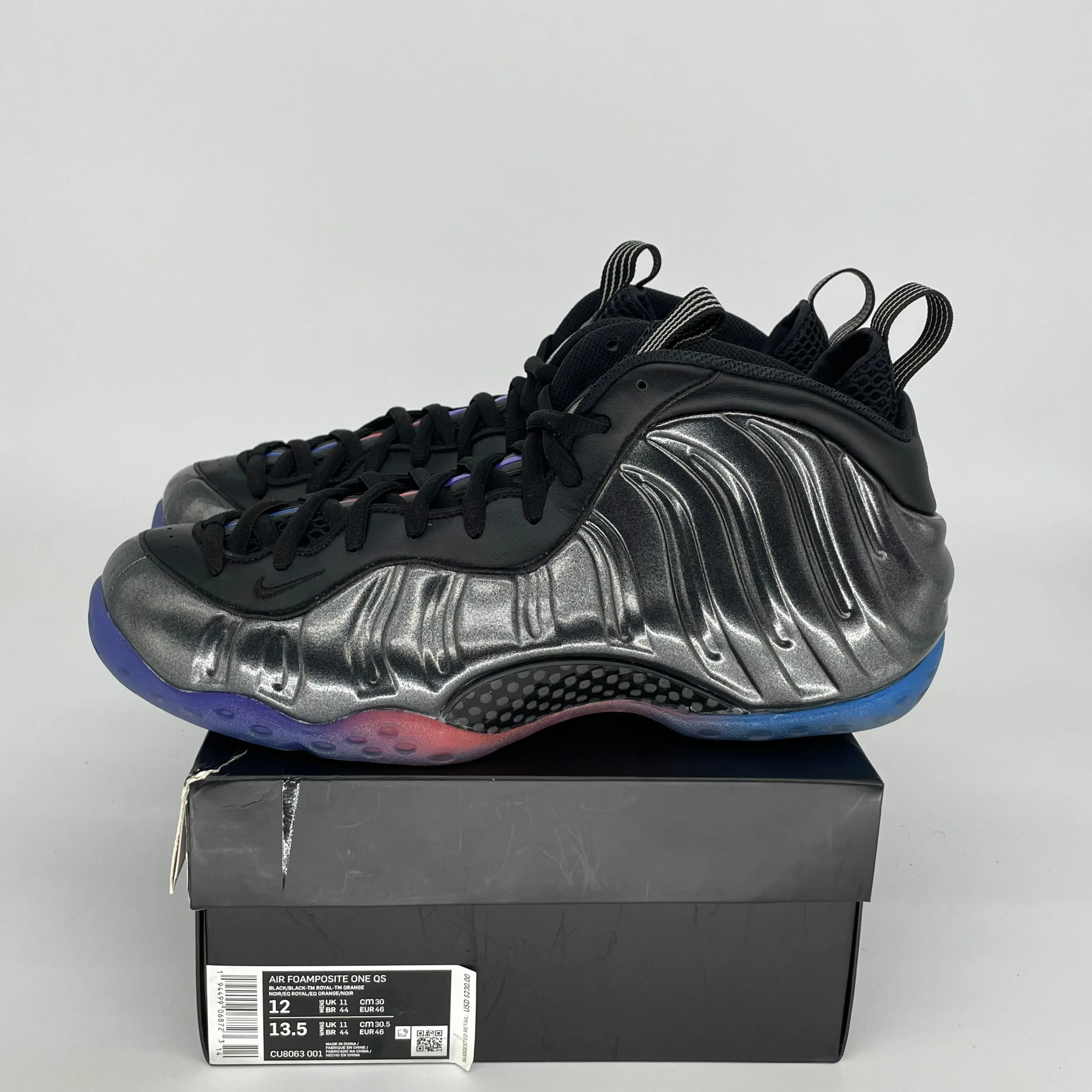 NIKE AIR FOAMPOSITE ONE GRADIENT SOLES SIZE 12 CU8063-001