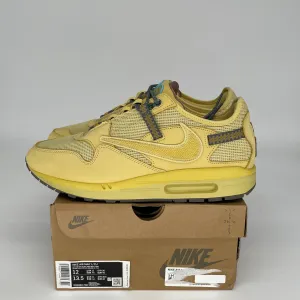 NIKE AIR MAX 1 TRAVIS SCOTT CACTUS JACK SATURN GOLD SIZE 12 DO9392-700