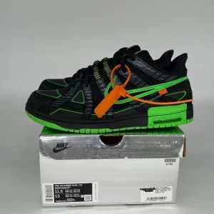 NIKE AIR RUBBER DUNK OFF WHITE GREEN STRIKE SIZE 11.5 CU6015-001