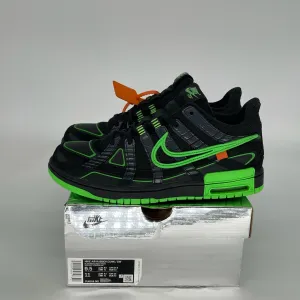 NIKE AIR RUBBER DUNK OFF WHITE GREEN STRIKE SIZE 9.5 CU6015-001