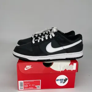 NIKE DUNK LOW BLACK PANDA SIZE 10 DJ6188-002