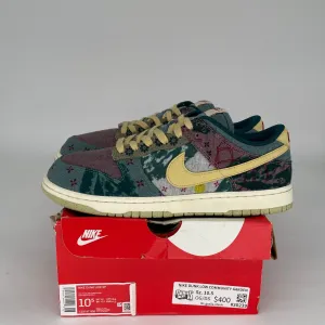 NIKE DUNK LOW COMMUNITY GARDEN SIZE 10.5 CZ9747-900