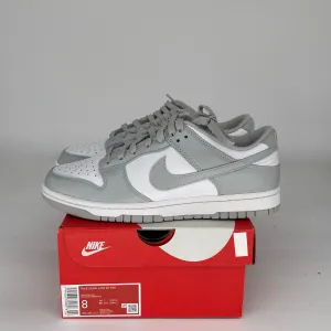 NIKE DUNK LOW GREY FOG SIZE 8 DD1391-103