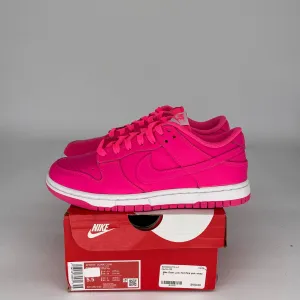 NIKE DUNK LOW HYPER PINK W SIZE 5.5/7W DZ5196-600