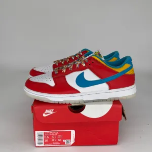 NIKE DUNK LOW LEBRON JAMES FRUITY PEBBLES SIZE 8.5 DH8009-600