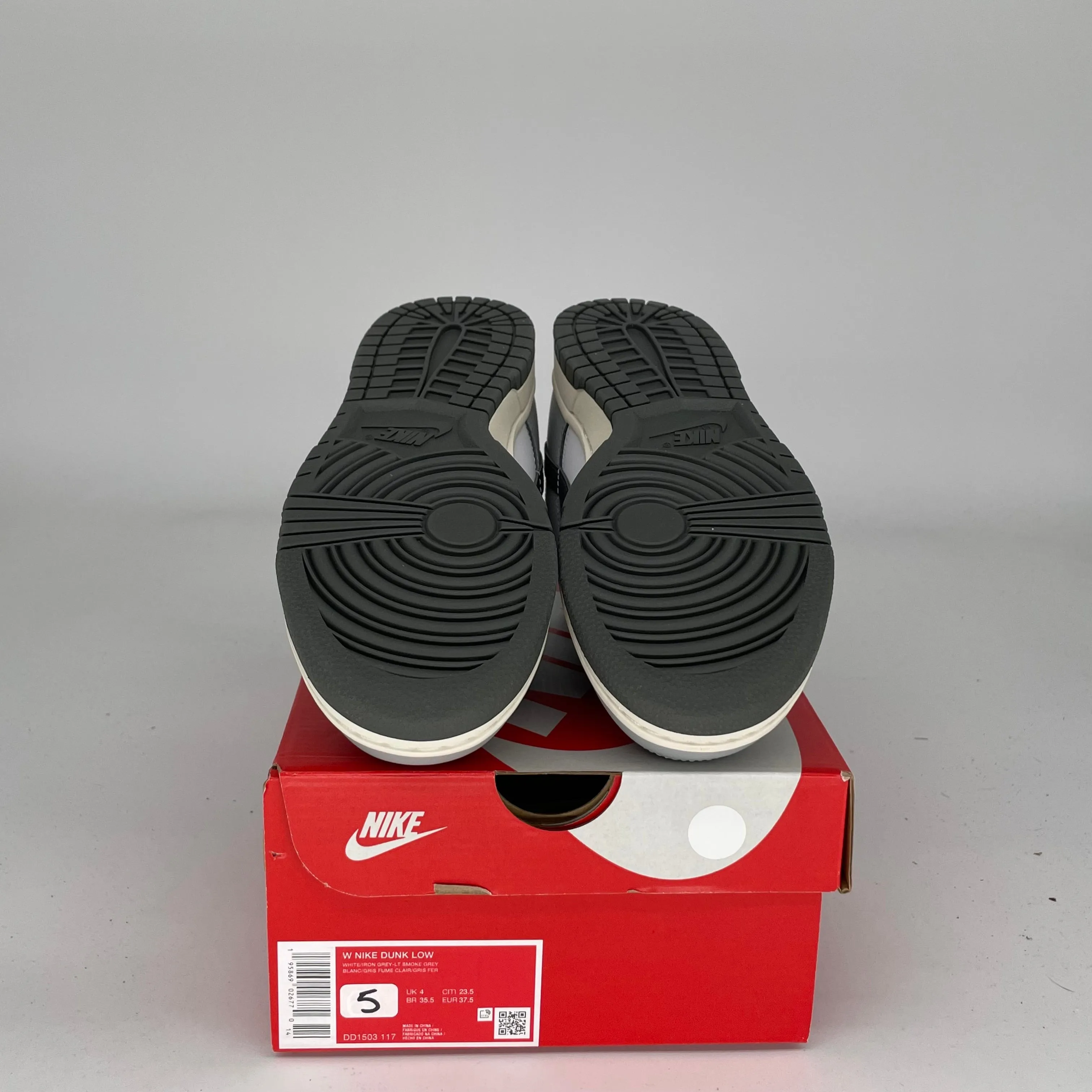 NIKE DUNK LOW LIGHT SMOKE GREY W SIZE 5/6.5W DD1503-117