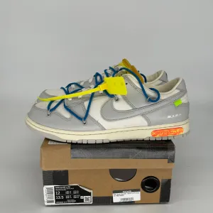NIKE DUNK LOW OFF WHITE LOT 10 SIZE 12 DM1602-112