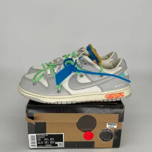NIKE DUNK LOW OFF WHITE LOT 26 SIZE 10 DM1602-116