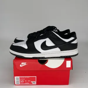 NIKE DUNK LOW PANDA SIZE 10 DD1391-100