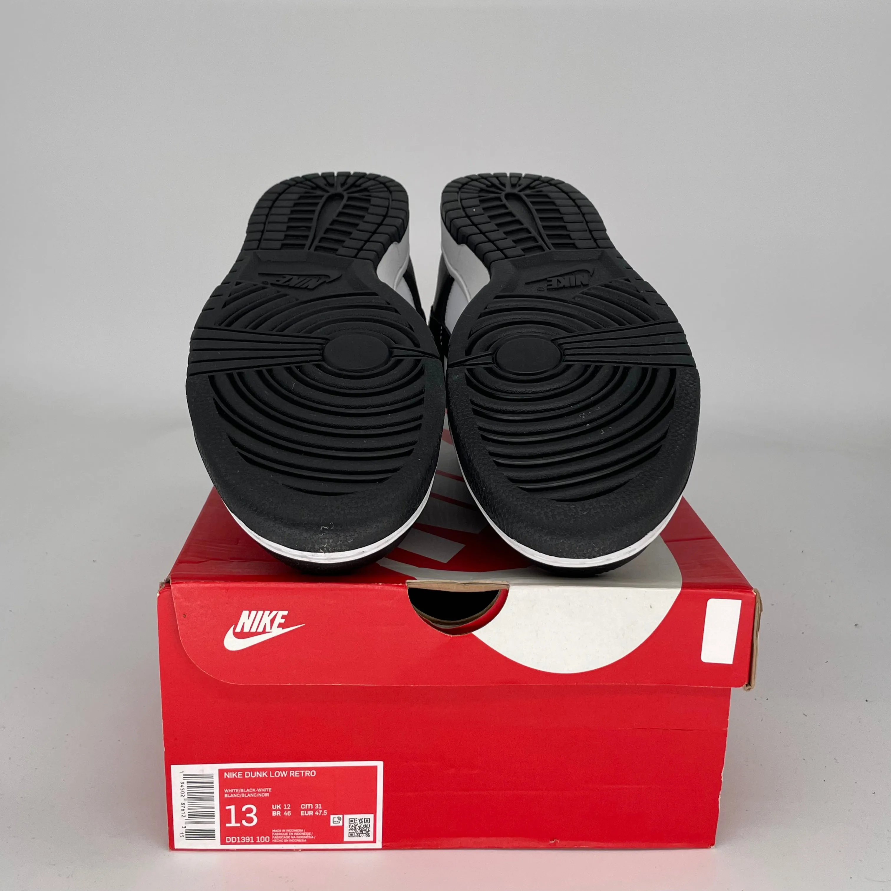 NIKE DUNK LOW PANDA SIZE 13 DD1391-100