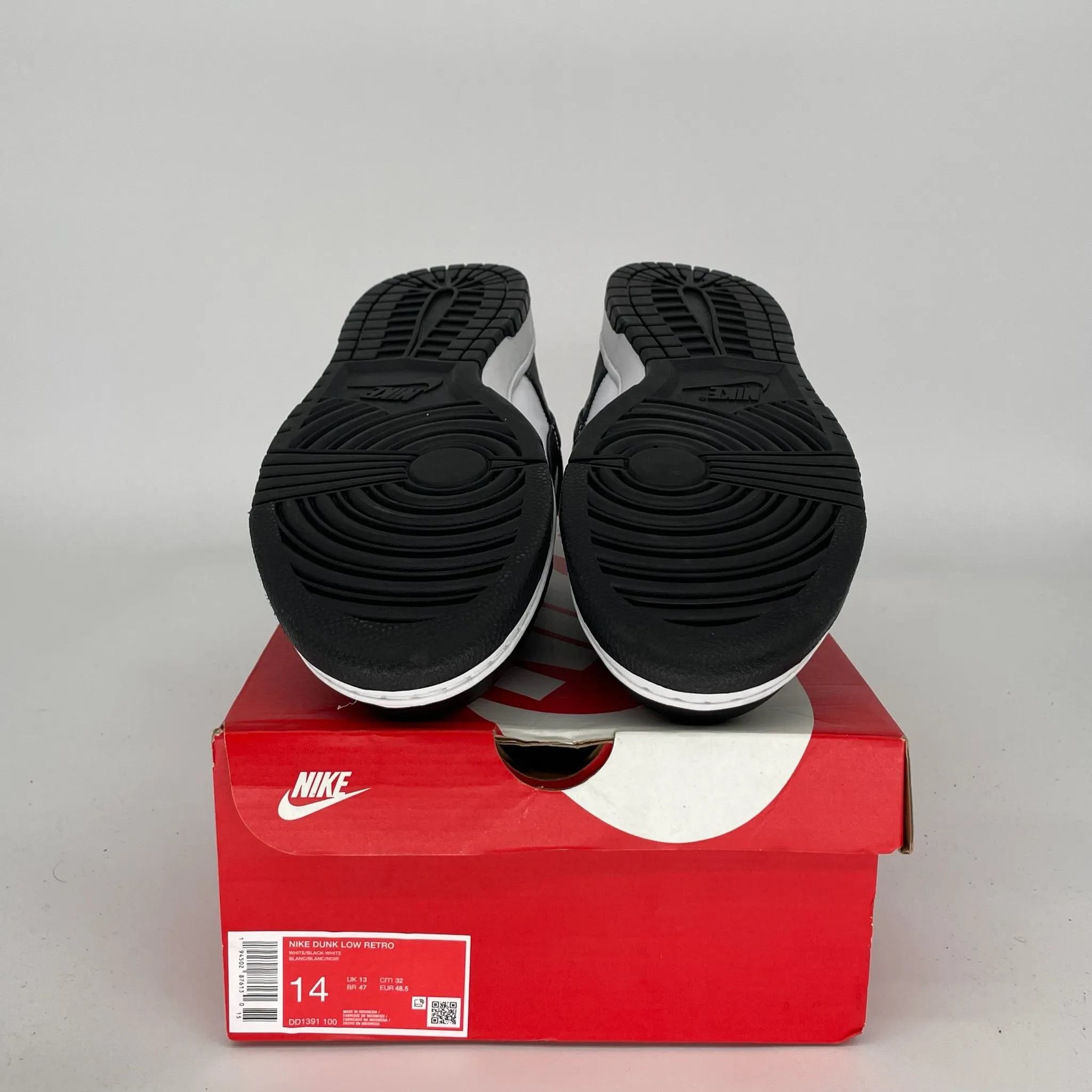 NIKE DUNK LOW PANDA SIZE 14 DD1391-100