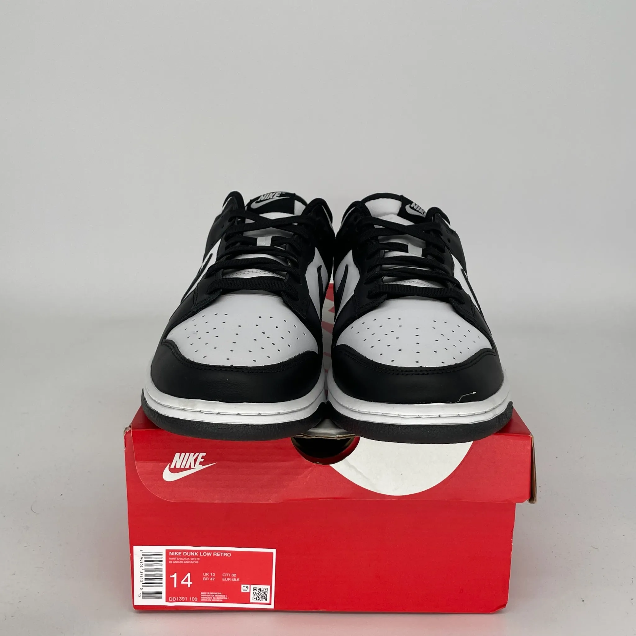 NIKE DUNK LOW PANDA SIZE 14 DD1391-100