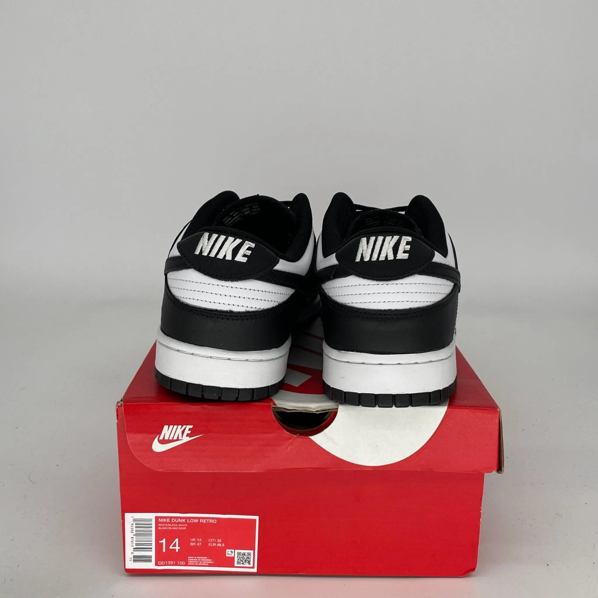 NIKE DUNK LOW PANDA SIZE 14 DD1391-100