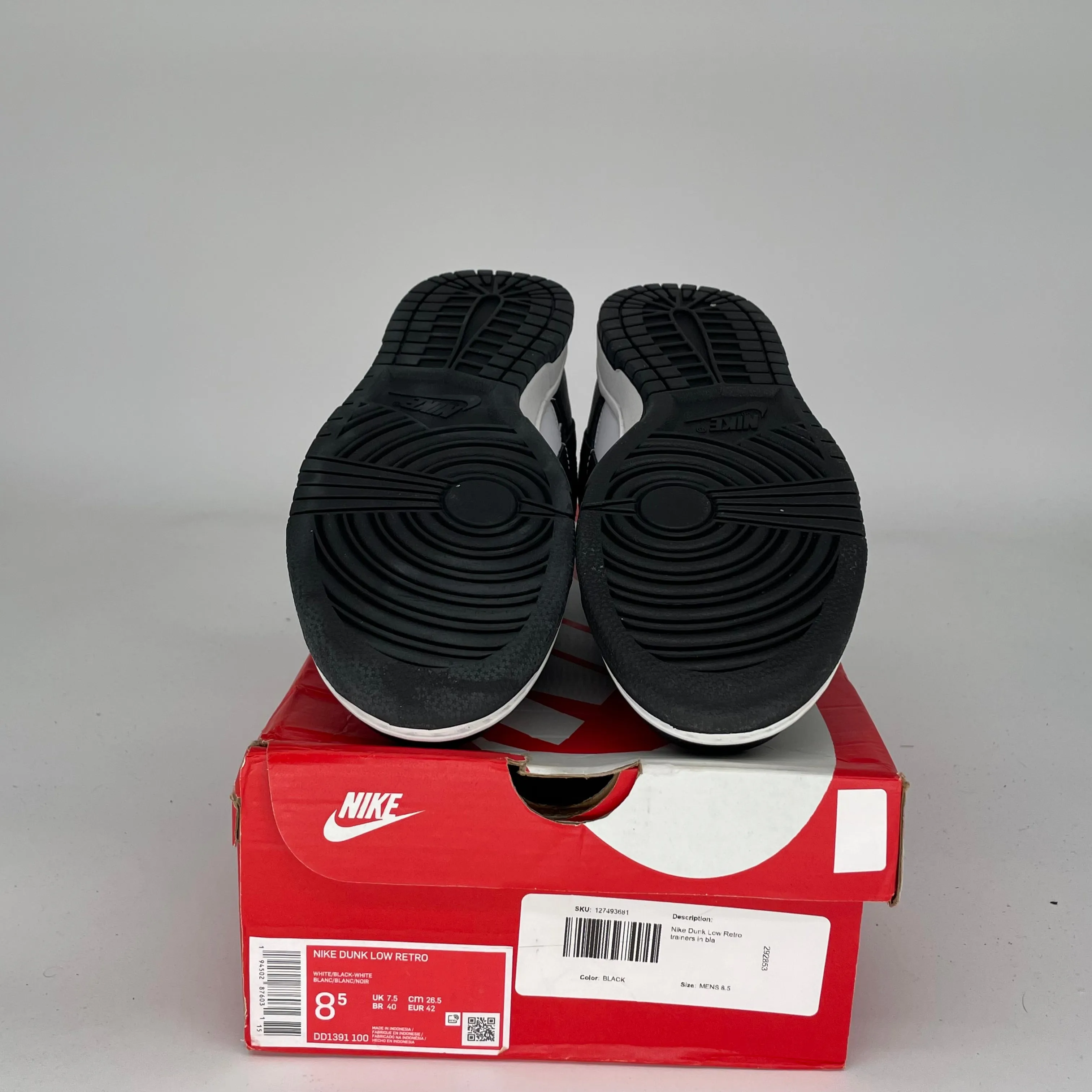 NIKE DUNK LOW PANDA SIZE 8.5 DD1391-100