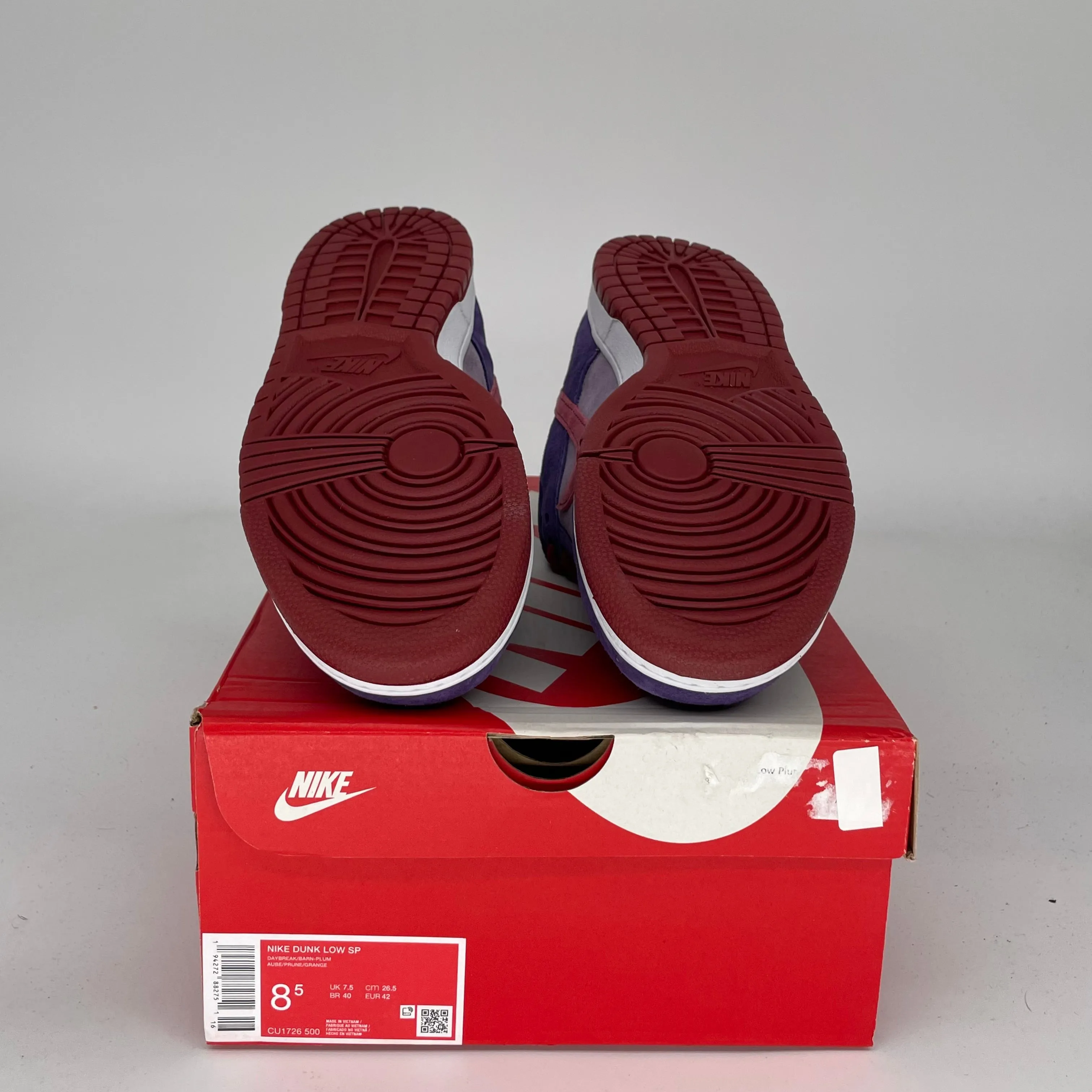 NIKE DUNK LOW PLUM SIZE 8.5 CU1726-500