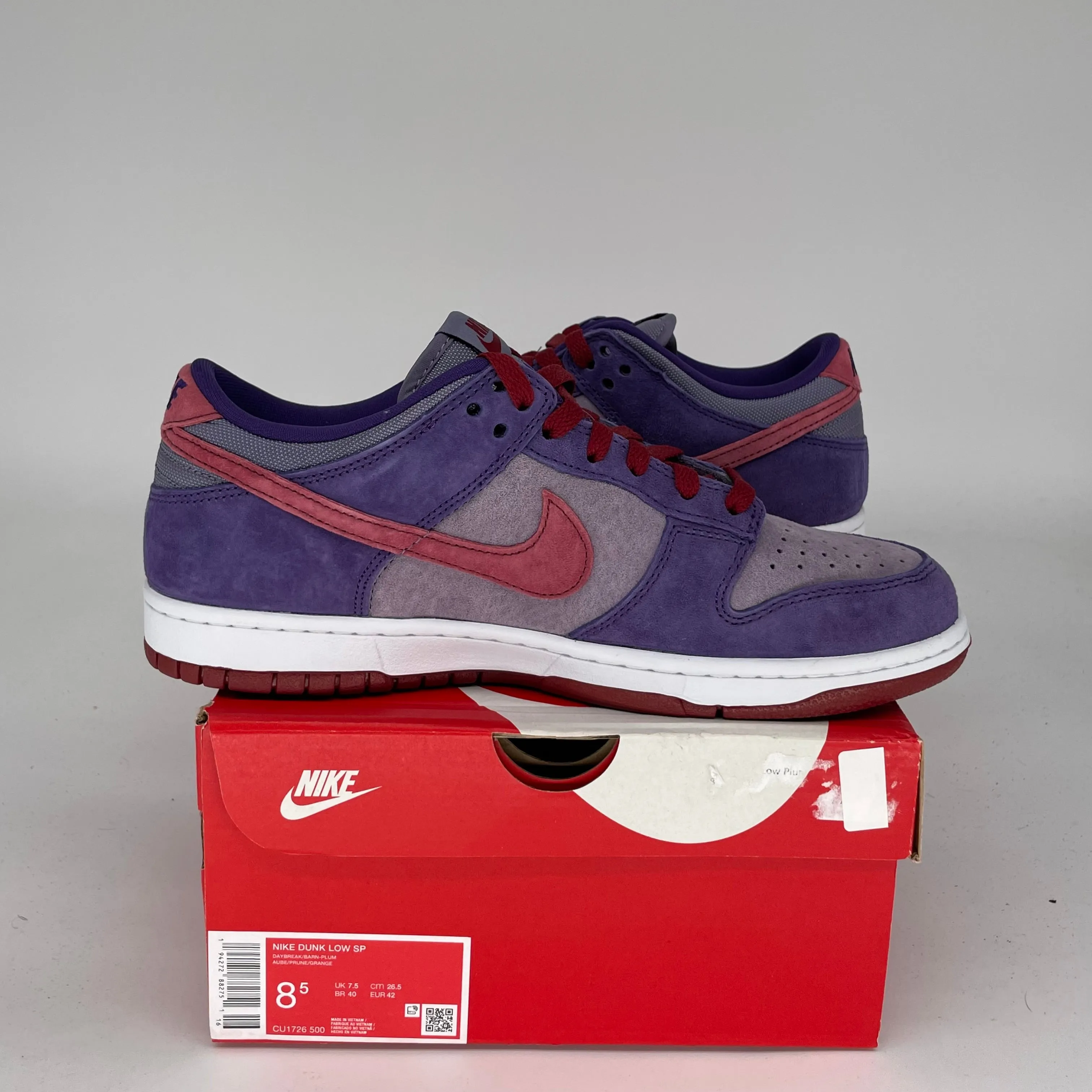 NIKE DUNK LOW PLUM SIZE 8.5 CU1726-500