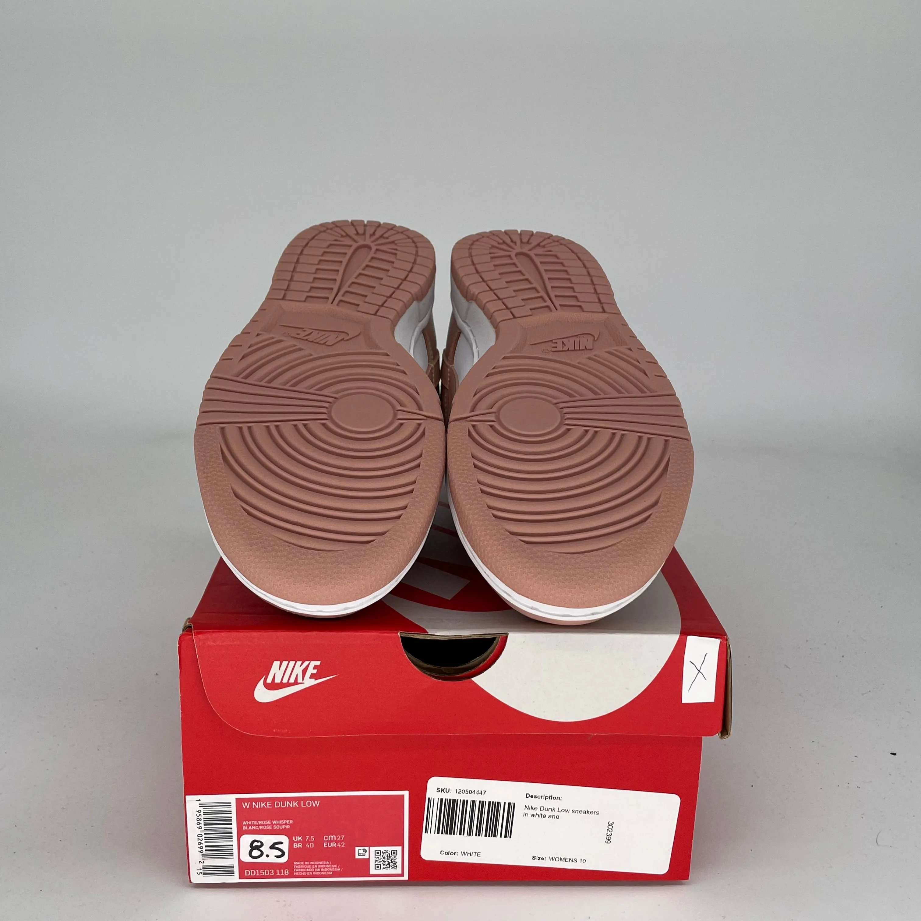 NIKE DUNK LOW ROSE WHISPER W SIZE 8.5/10W DD1503-118