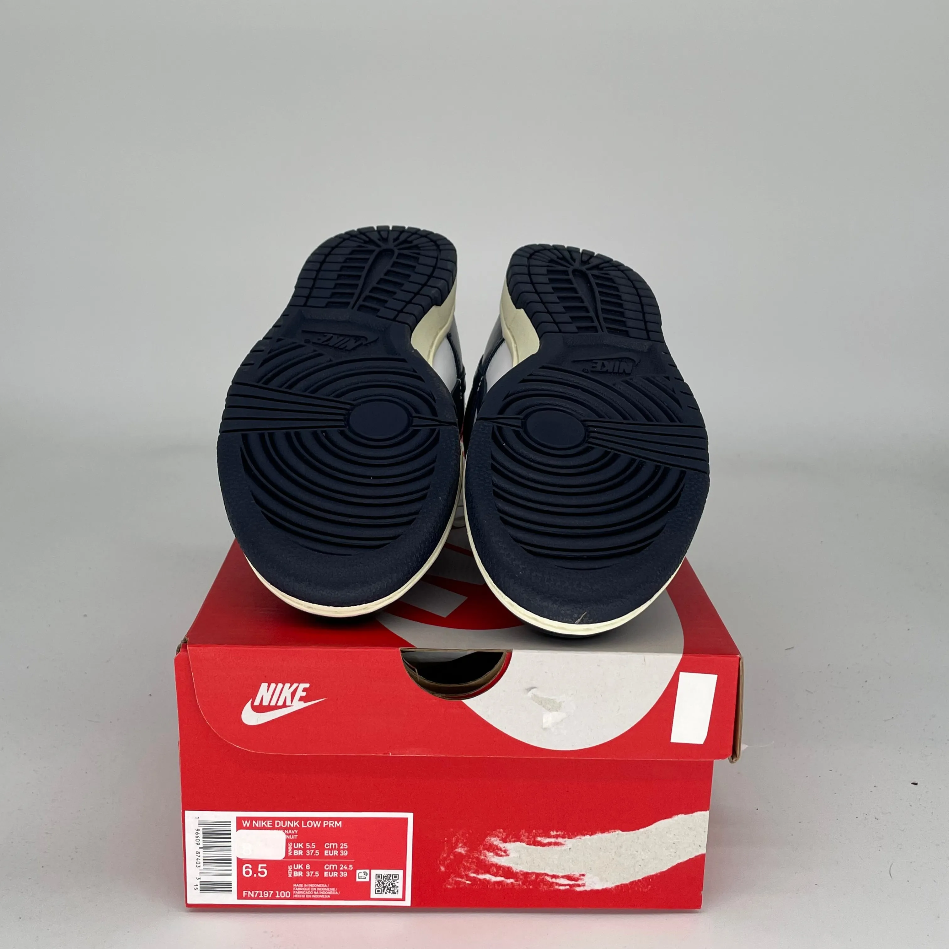 NIKE DUNK LOW VINTAGE NAVY W SIZE 6.5/8W FN7197-100