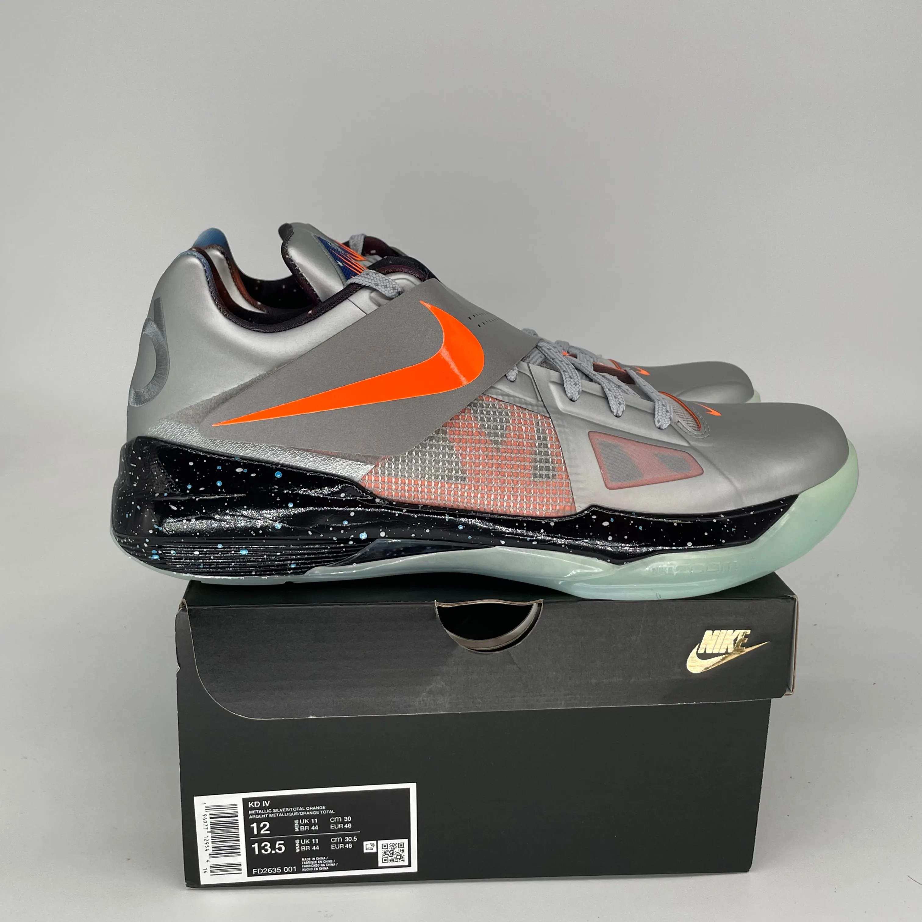 NIKE KD 4 GALAXY SIZE 12 FD2635-001