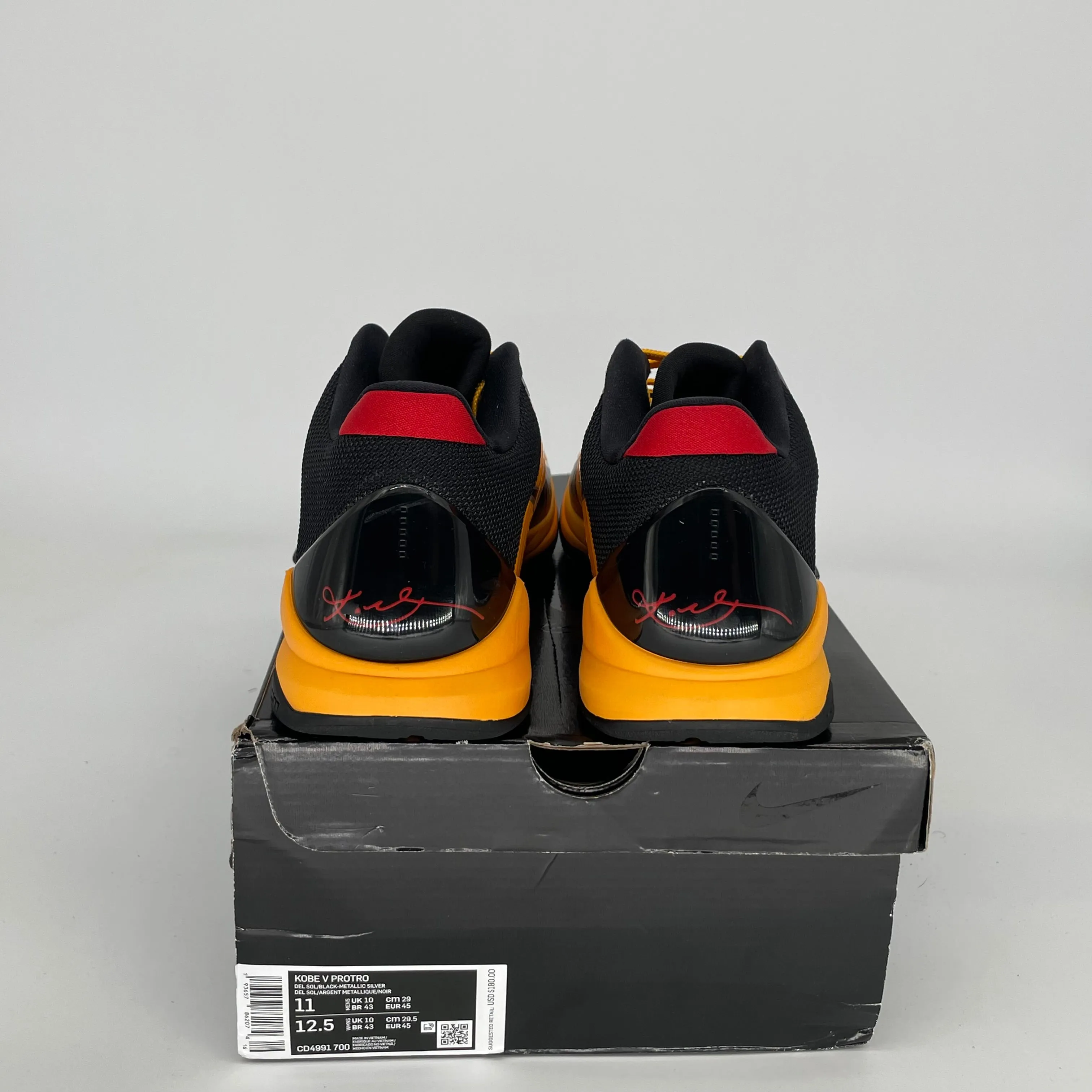 NIKE KOBE 5 PROTRO BRUCE LEE SIZE 11 CD4991-700