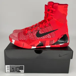 NIKE KOBE 9 ELITE PROTRO HIGH CHRISTMAS SIZE 12 FZ7335-600
