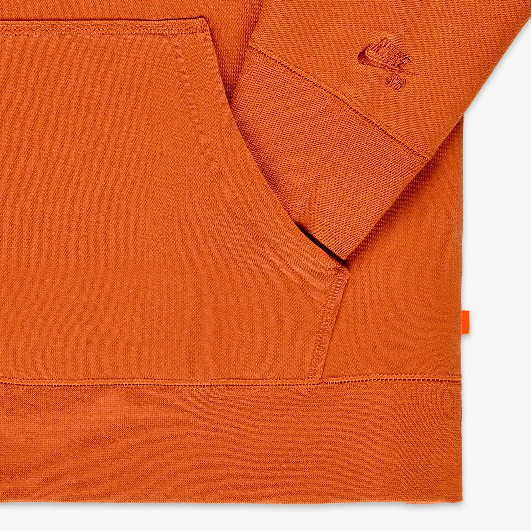 Nike SB Orange Label Dark Russet ISO Hoodie