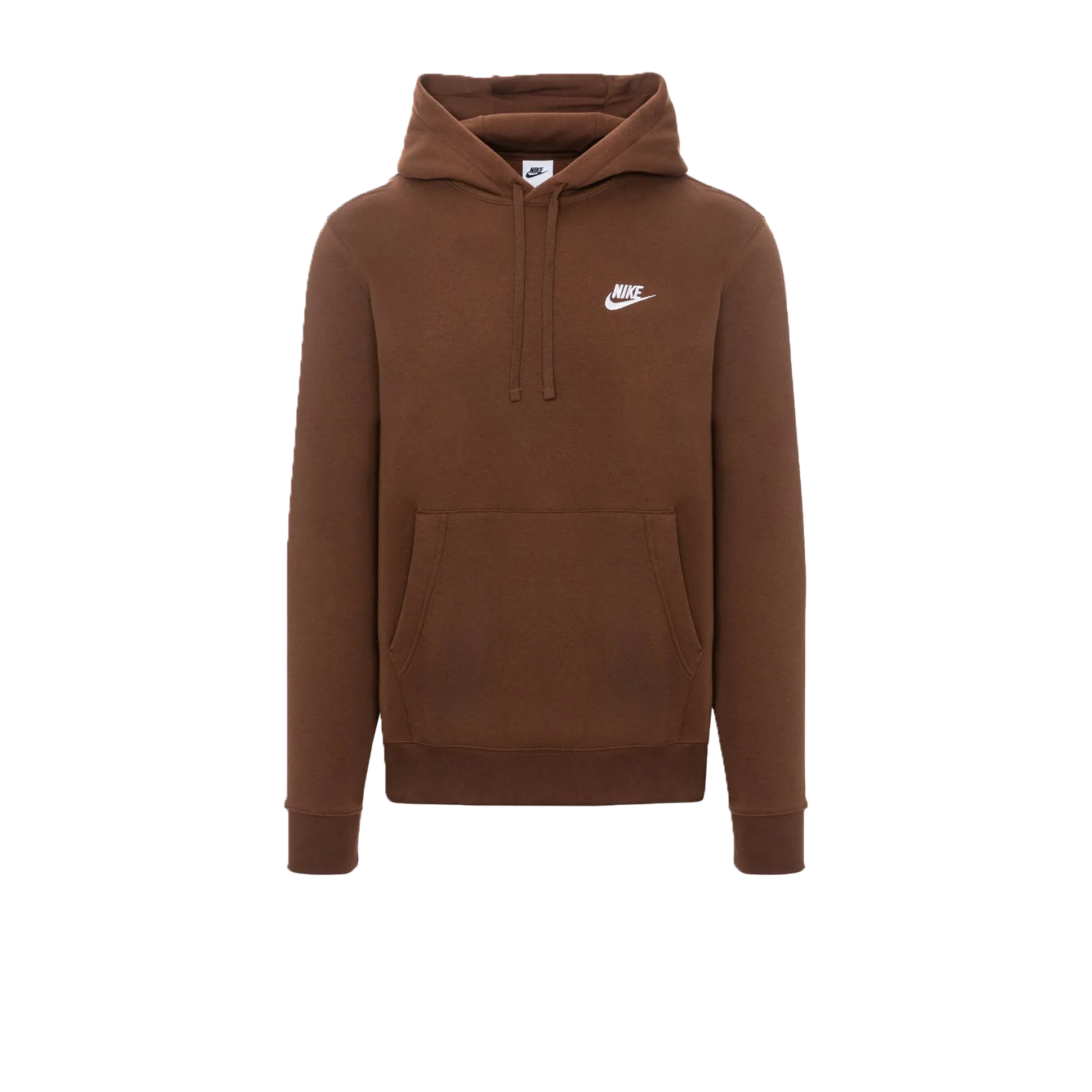 Nike Sportswear Club Fleece Pullover Hoodie Brown