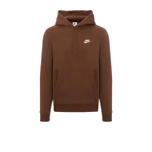 Nike Sportswear Club Fleece Pullover Hoodie Brown